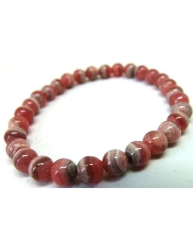 Rhodocrosite 6mm bracelet