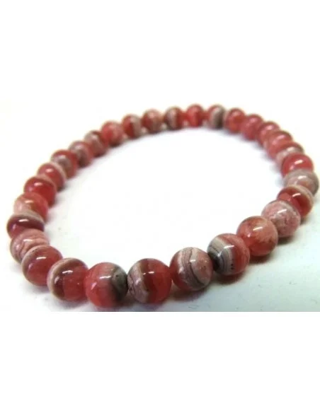 Rhodocrosite 6mm bracelet