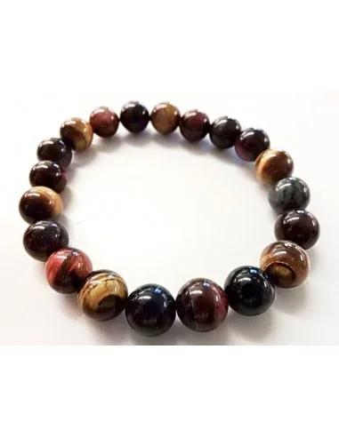 Oeil tigre, taureau, faucon bracelet  Homme 10mm
