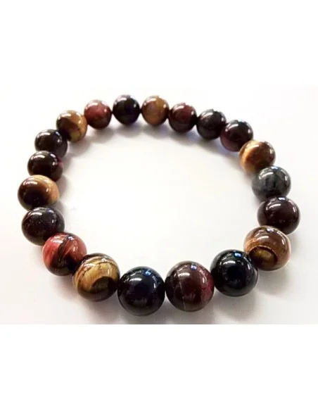 Oeil tigre, taureau, faucon bracelet  Homme 10mm Oeil tigre, taureau, faucon bracelet  Homme 10mm