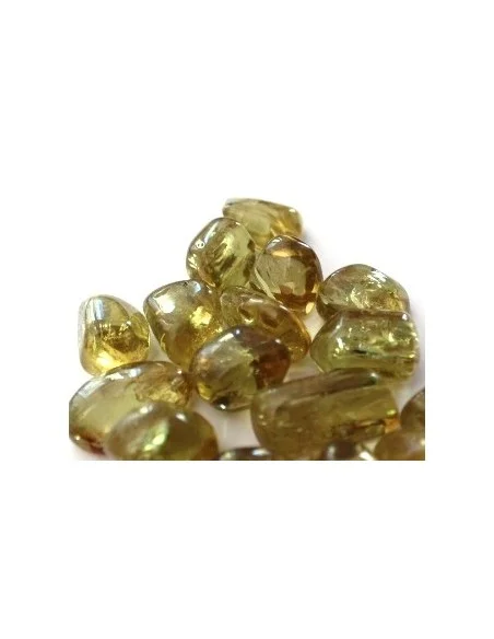 Apatite jaune polis 9 a 11g