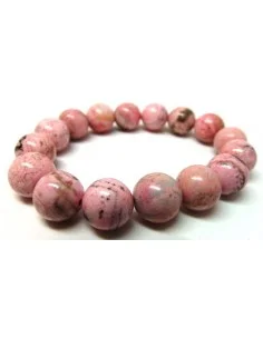 Bracelet rhodocrosite boule 12mm