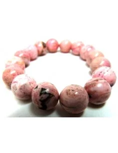 Bracelet rhodocrosite boule 12mm 2