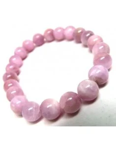 Kunzite bracelet boule 8mm, Beryl rose Bracelet boule 8mm