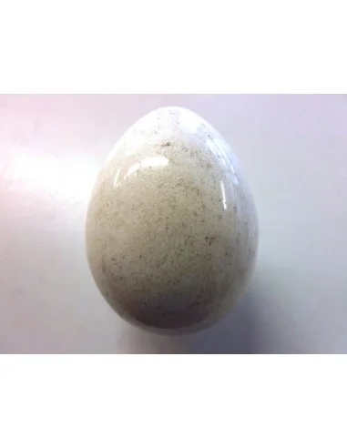 Oeuf opale blanc
