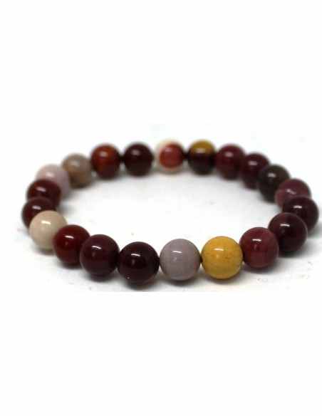 Bracelet jaspe mokaite 8mm