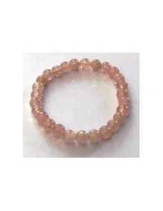 Beryl rose, bracelet morganite 6mm