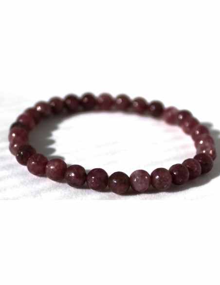 Lepidolite bracelet 6mm Lepidolite bracelet 6mm