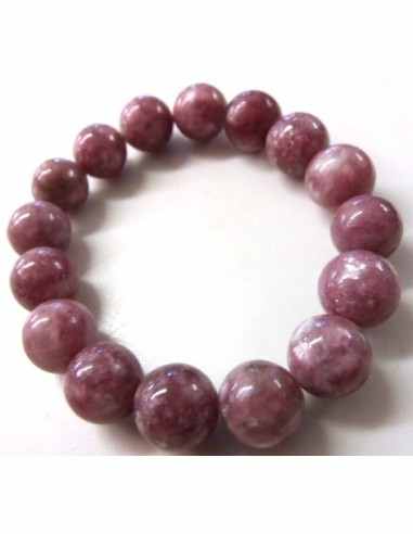 Lepidolite 12mm bracelet