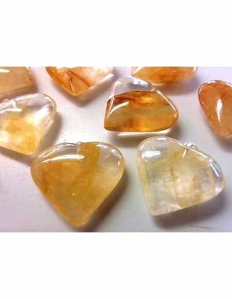 Guérisseur doré pendentif coeur