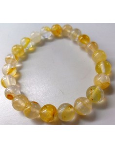 Citrine naturel bracelet 8mm 2