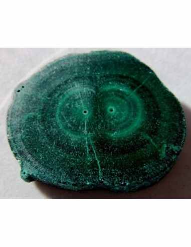 Malachite tranche galet