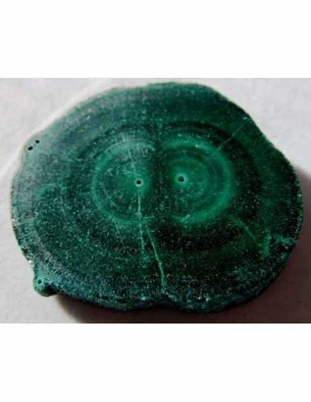 Malachite tranche galet