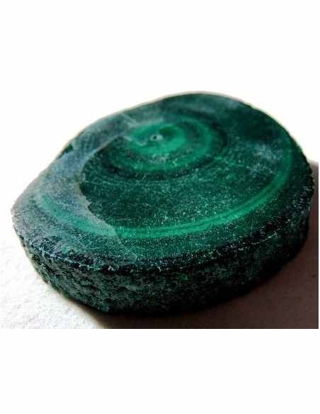Malachite tranche galet