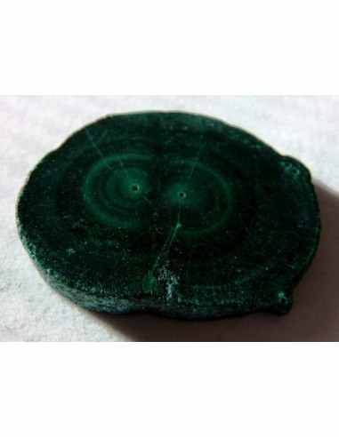 Malachite tranche galet