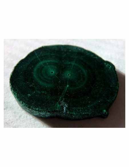Malachite tranche galet