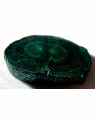 Malachite tranche galet