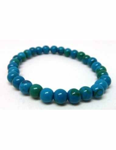 Chrysocolle bracelet 6mm