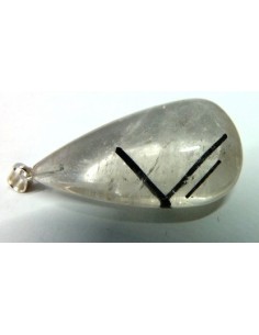 Quartz tourmaline pendentif 2
