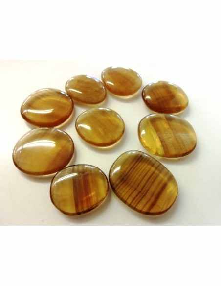 Fluorite jaune, Fluorite Ytrique galet