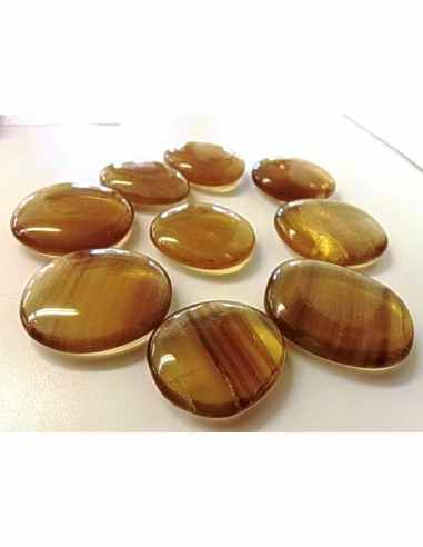 Fluorite jaune, Fluorite Ytrique galet