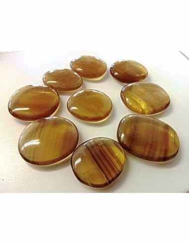 Fluorite jaune, Fluorite Ytrique galet