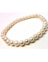 Perles blanches bracelet 5mm