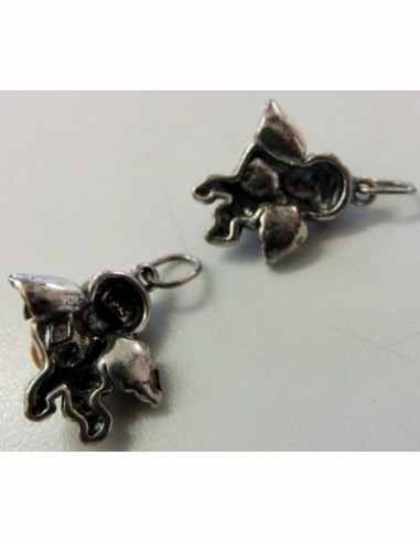 Ambre ange pendentif argent