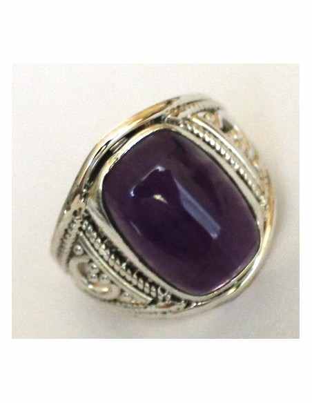 Bague Amethyste argent Bague Amethyste argent
