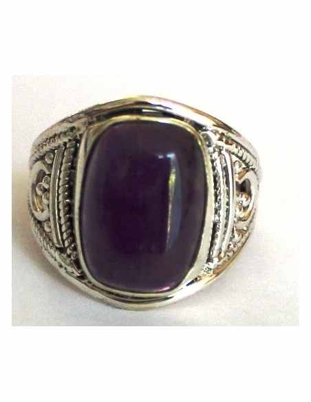 Bague Amethyste argent Bague Amethyste argent