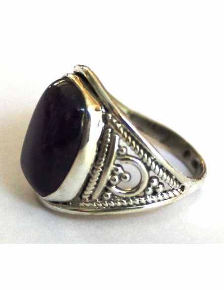 Bague Amethyste argent Bague Amethyste argent