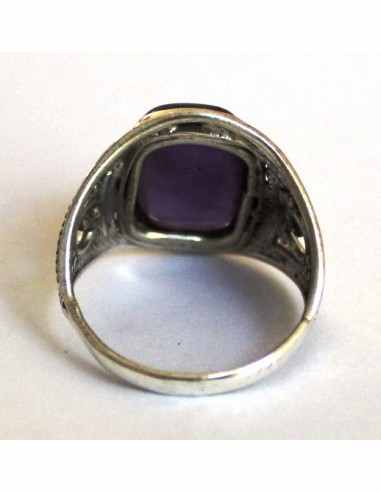 Bague Amethyste argent