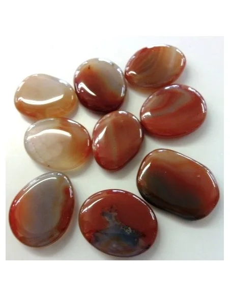 Cornaline pierre plate Cornaline pierre plate