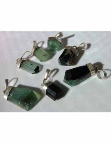 Verdelite, Tourmaline verte pendentif