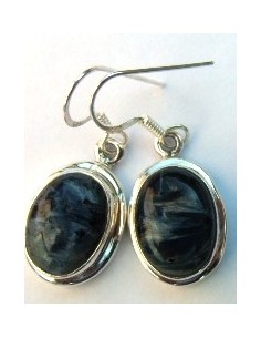 Pietersite boucles doreilles argent