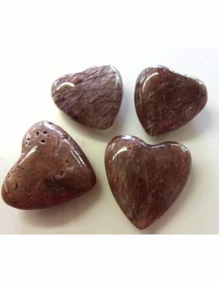 Quartz rutiles coeur