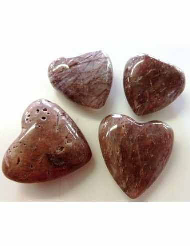 Quartz rutiles coeur