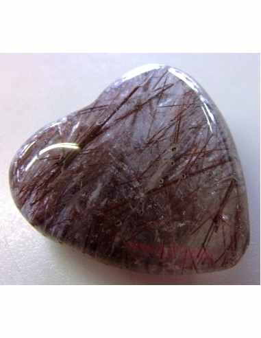 Quartz rutiles coeur