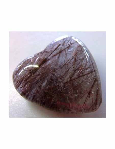 Quartz rutiles coeur