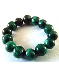 Anneau malachite ajustable