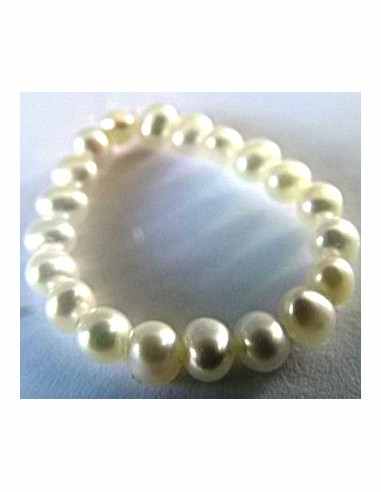 Anneau perles 4mm ajustable