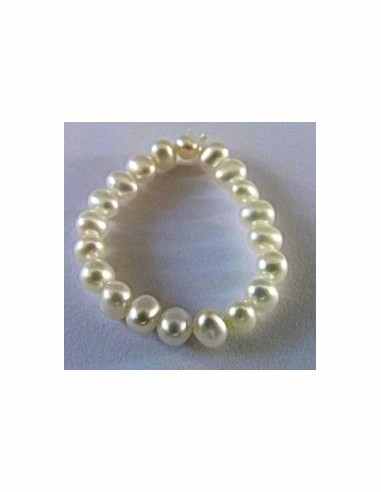 Anneau perles 4mm ajustable