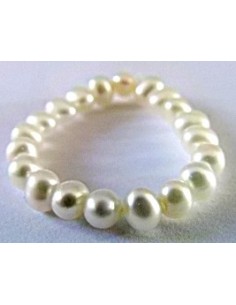 Anneau perles 4mm ajustable