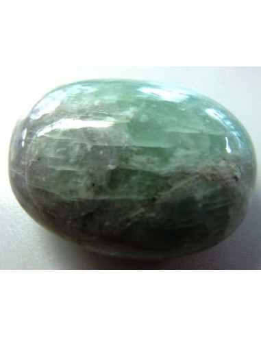Pierre de lune verte galet