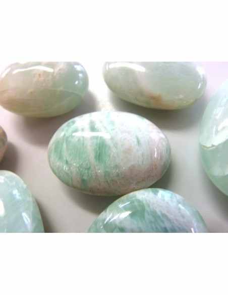 Pierre de lune verte galet Pierre de lune verte galet