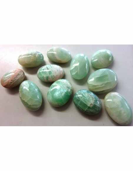 Pierre de lune verte galet Pierre de lune verte galet