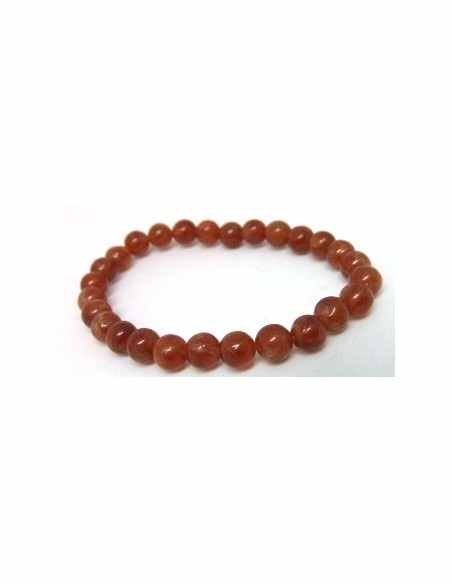 Hessonite bracelet 6mm