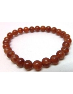 Hessonite bracelet 6mm 2
