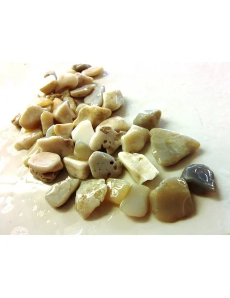 Opale blanc bleu, gris Opale blanc bleu, gris