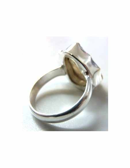 Tourmaline jaune bague argent Tourmaline jaune bague argent